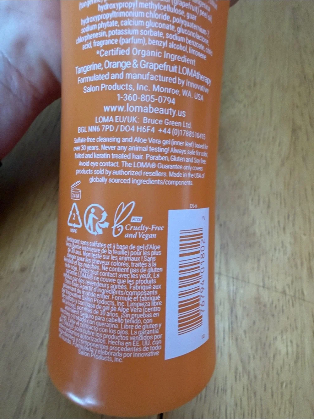 Loma Daily Shampoo & Conditioner Set - Orange